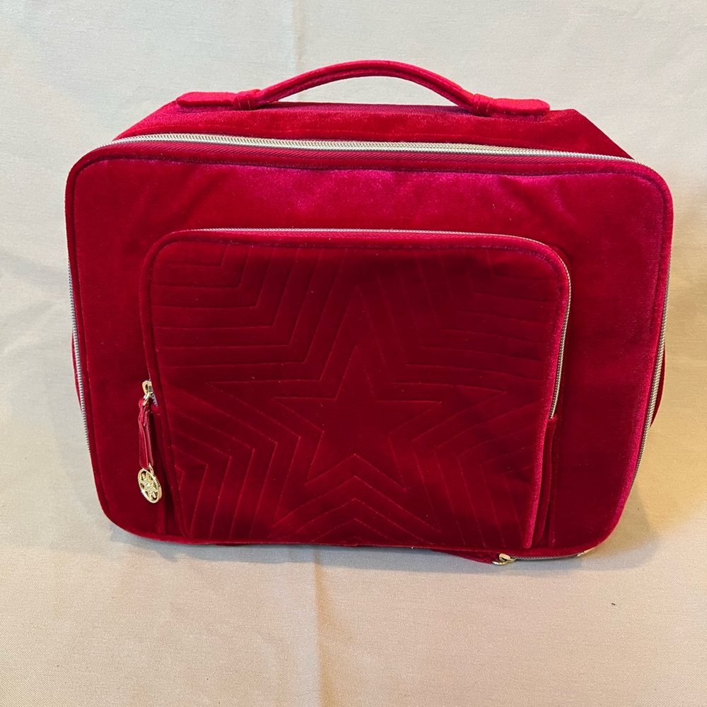 Genuine Stee lauder red velvet makeup train case